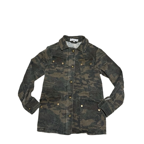 Camo Jackets & Blazers - Current Air Los Angeles Camo Jacket Zip Button Closure W/ Pockets Women's SizeXS